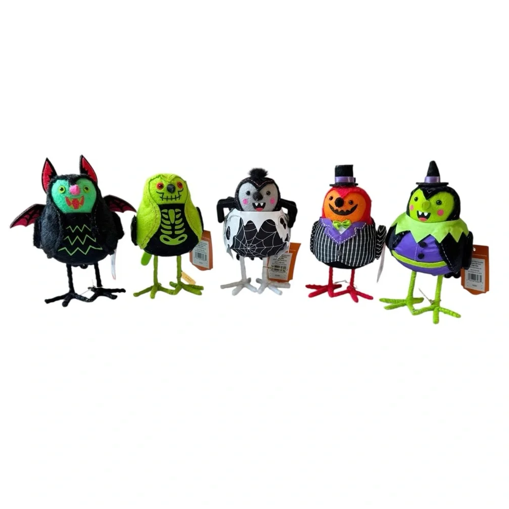 Target Spritz Hyde and Eek 2024 Halloween Birds - Set of 5 | NWT